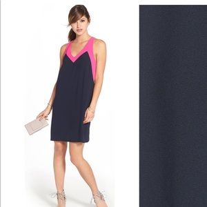 Felicity and Coco blue/pink dress!